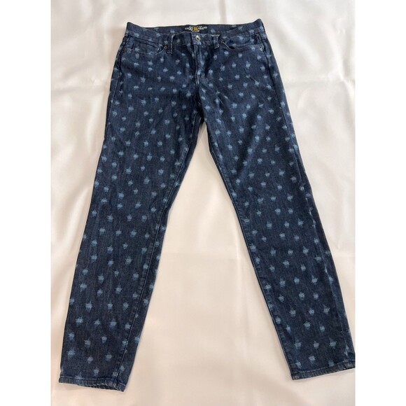 Lucky Brand Sofia Skinny All Over Print Jeans Womens Sz 12/31 A Classic Modern*a - Picture 2 of 10